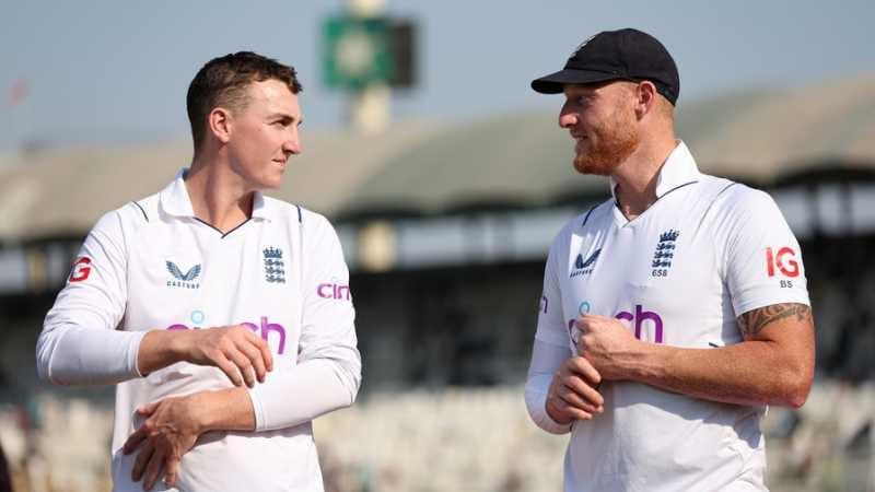 Ben Stokes & Harry Brook. Pic Credits: Twitter.