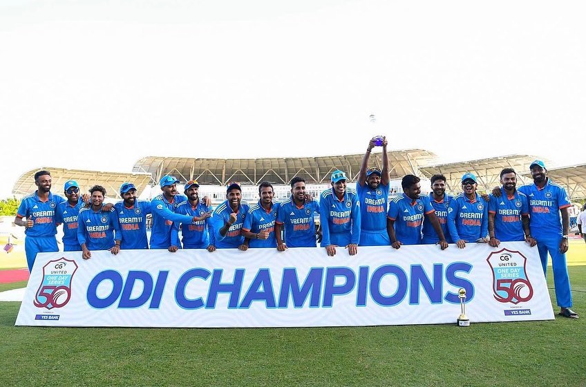 India victorious against West Indies in ODI Series