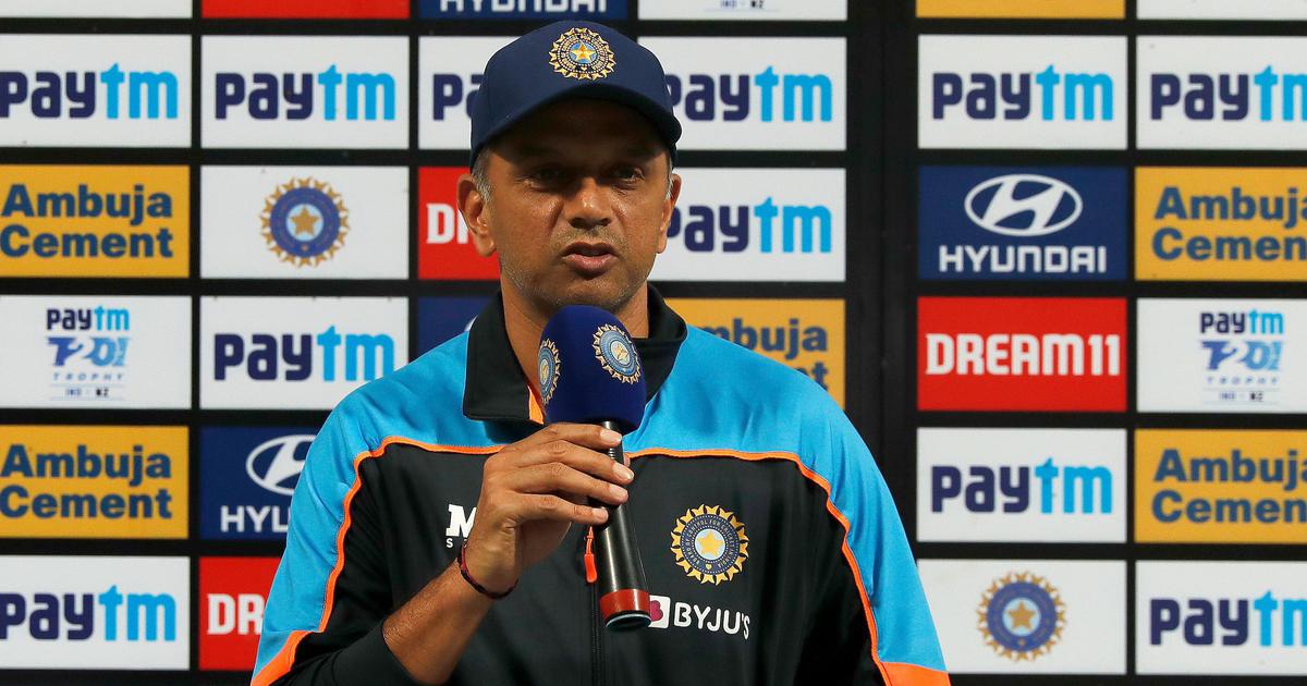 Coach Rahul Dravid is Under Some Scrutiny For his Bizarre Tactics Just Two Months Before the World Cup. PIc Credits-X