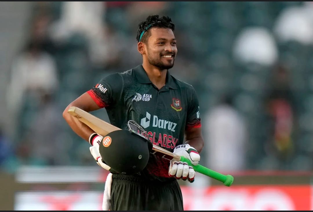 Najmul Hossain Shanto is ruled out of the Asia Cup due to a Hamstring Injury. Pic Credits-X 