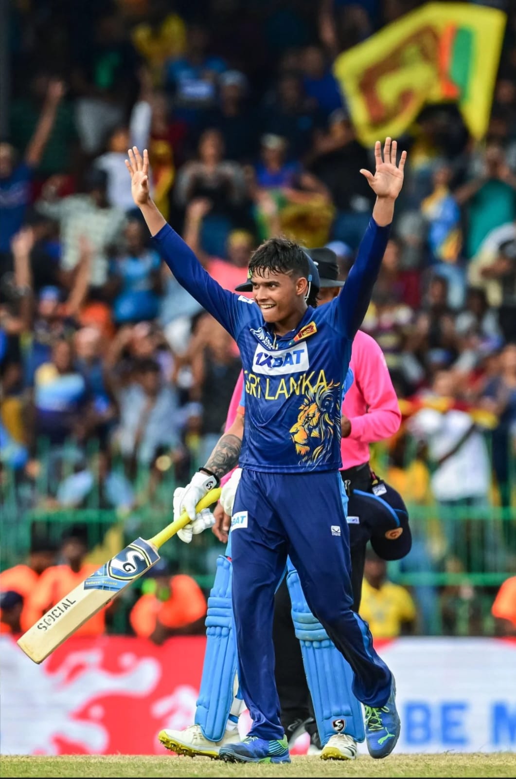 Dunith Wellalage will be the player to watch out for Sri Lanka vs Pakistan. Pic Credits-X