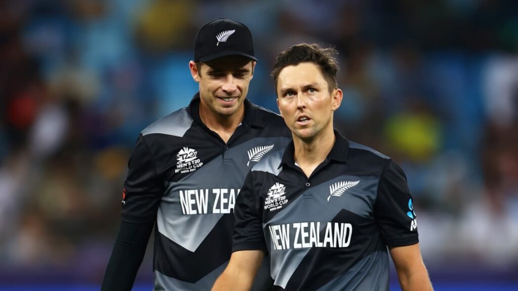 Trent Boult & Tim Southee. Pic Credits: X