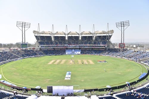 MCA Stadium, Pune. Pic Credits-X