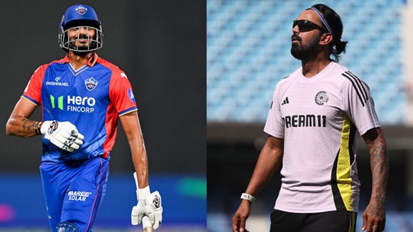 Axar Patel & KL Rahul. Pic Credits: X