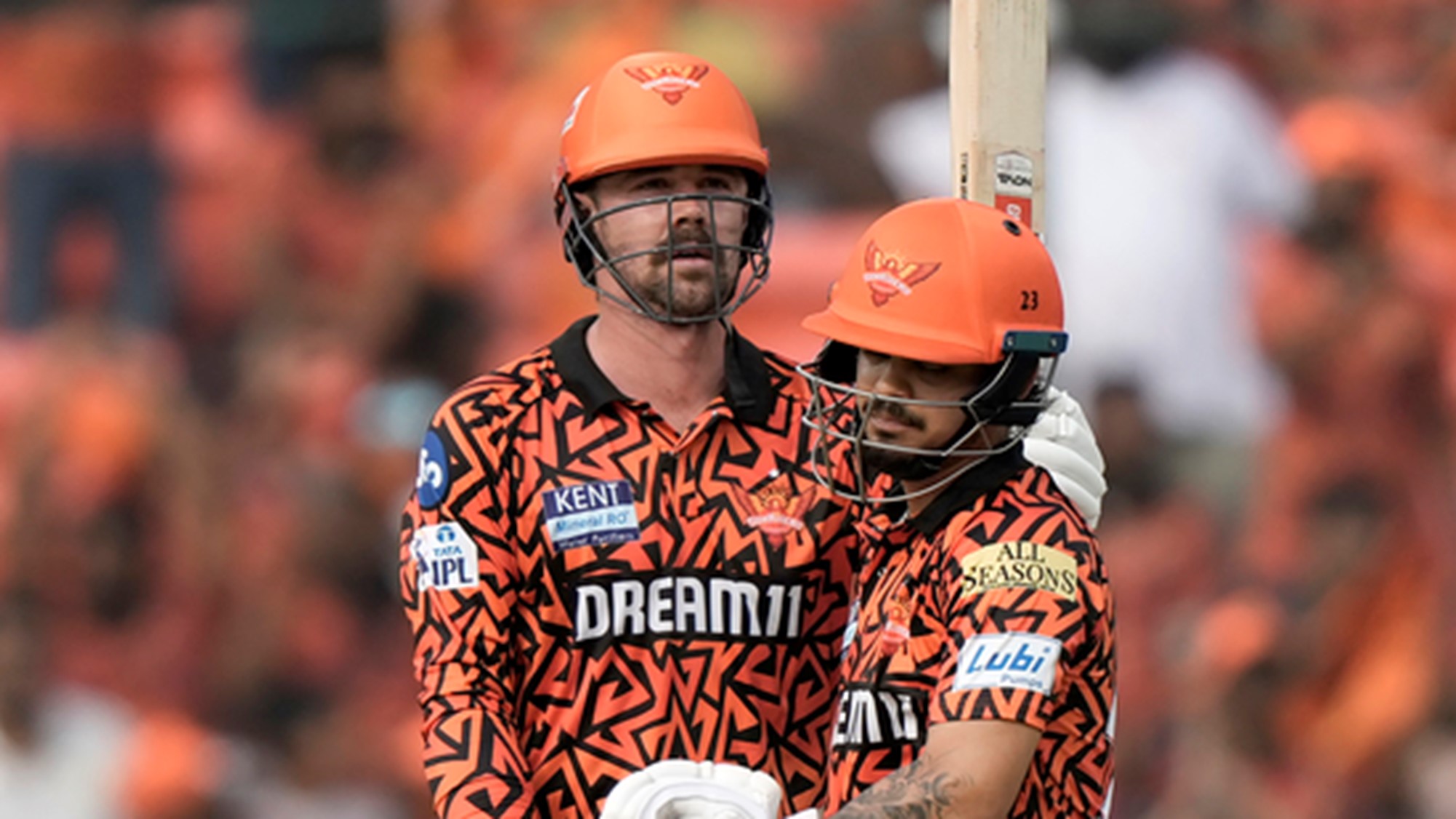 Ishan Kishan & Travis Head. Pic Credits: X