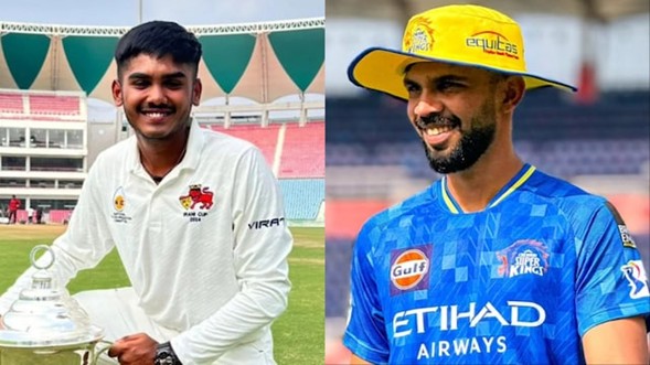 Ayush Mhatre & Ruturaj Gaikwad. Pic Credits: X