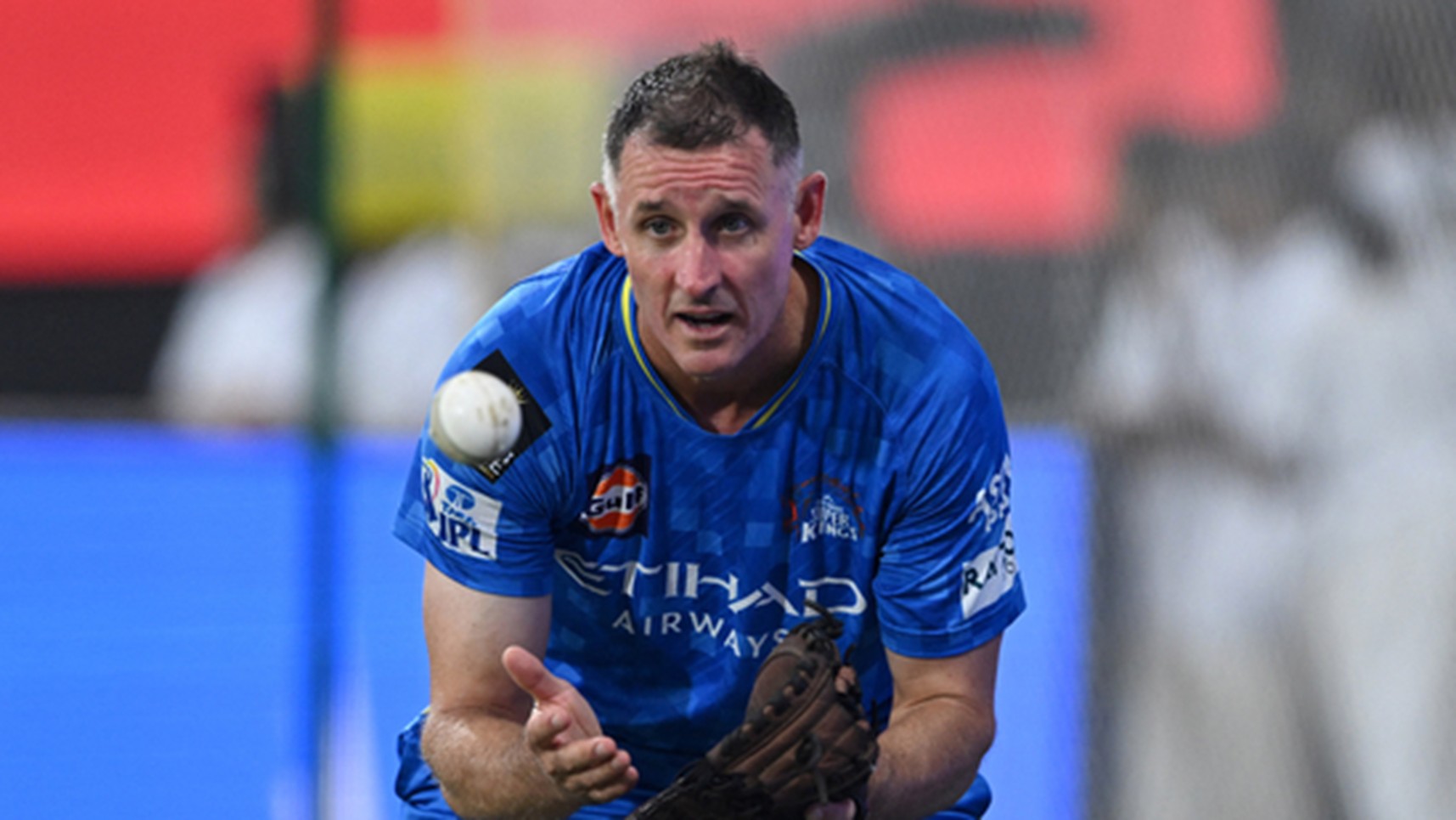 CSK batting coach Michael Hussey. Pic Credits: X