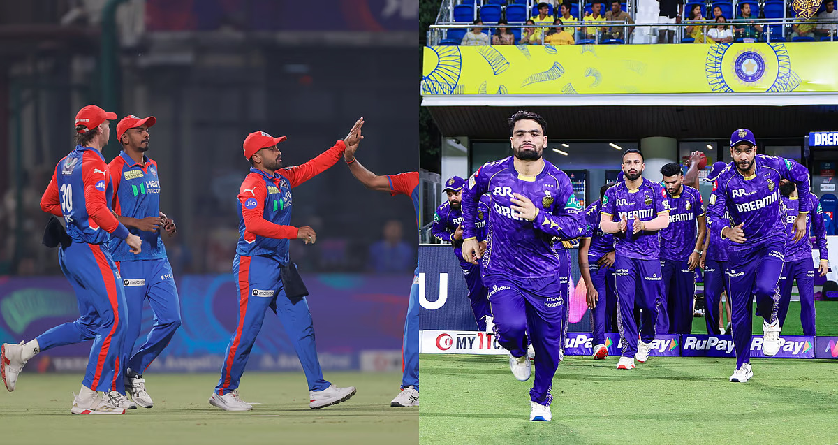 Delhi Capitals (DC) vs Kolkata Knight Riders (KKR) Pic Credits: X