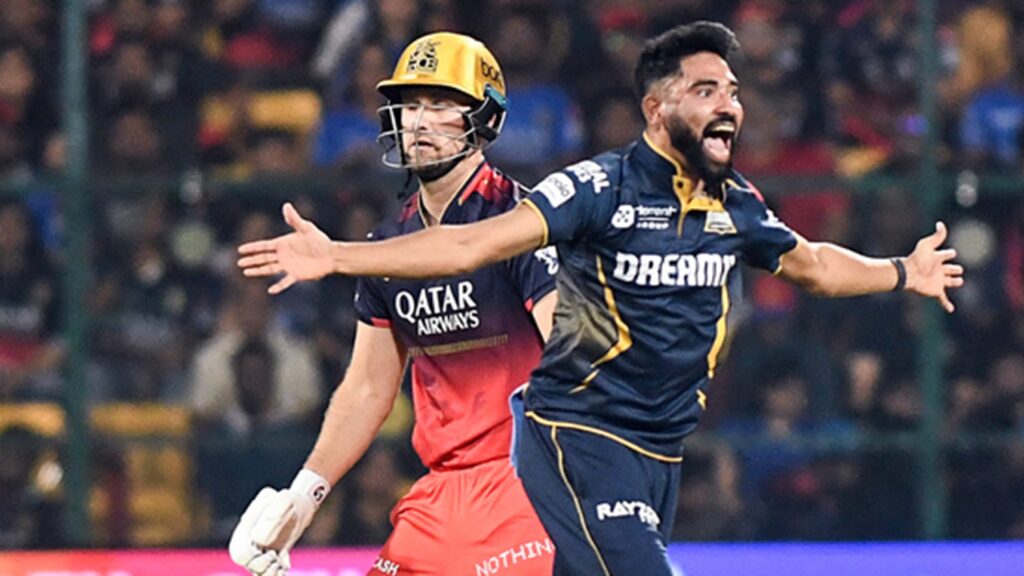 Mohammed Siraj. Pic Credits: X