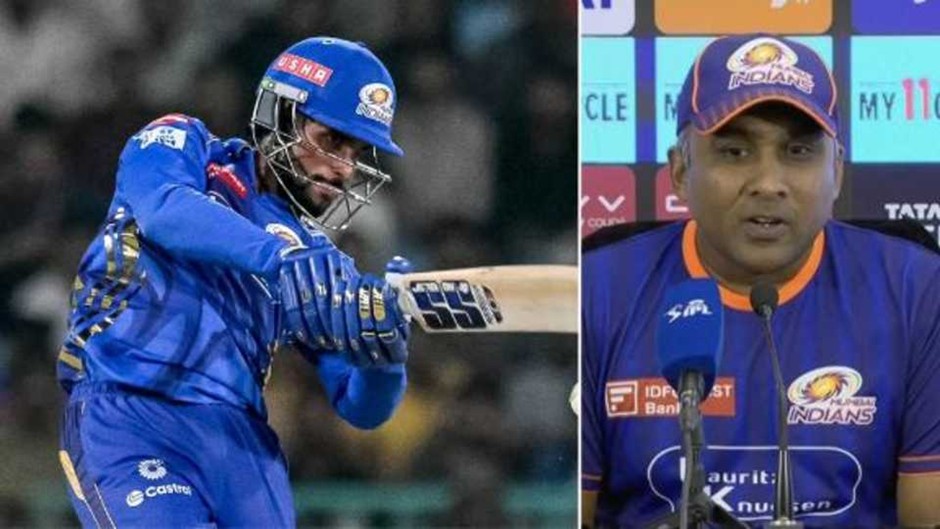 Tilak Varma & Mahela Jayawardene. Pic Credits: X