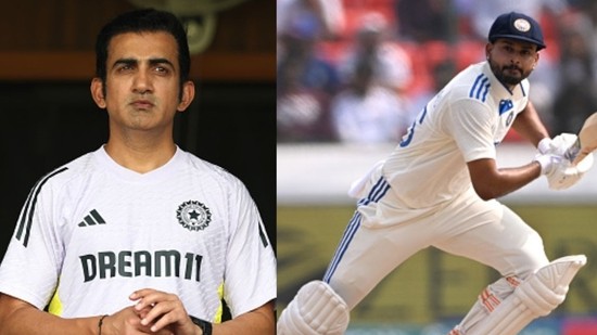 Gautam Gambhir & Shreyas Iyer. Pic Credits: AFP