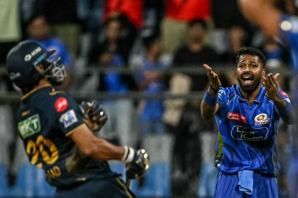 MI's Hardik Pandya. Pic Credits: Getty