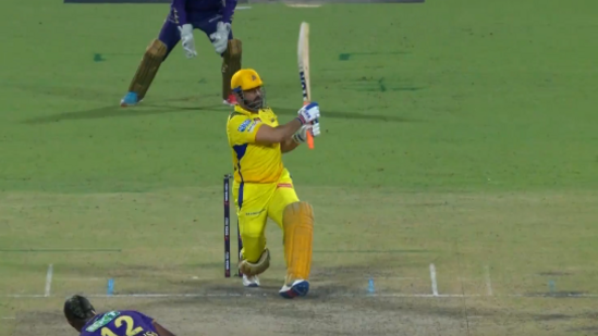 MS Dhoni. Pic Credits: X