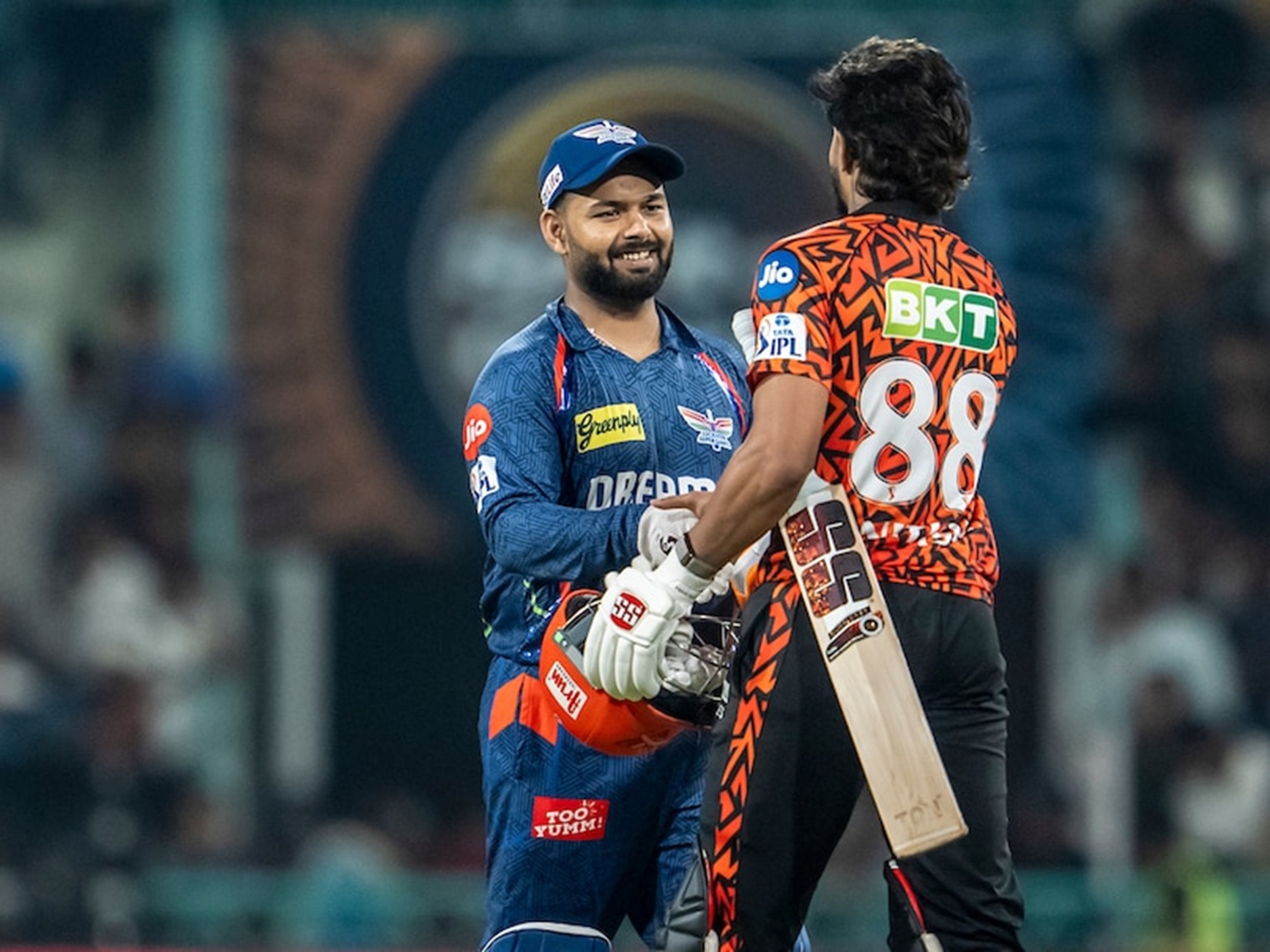 LSG's Rishabh Pant & Nitish Kumar Reddy. Pic Credits: BCCI