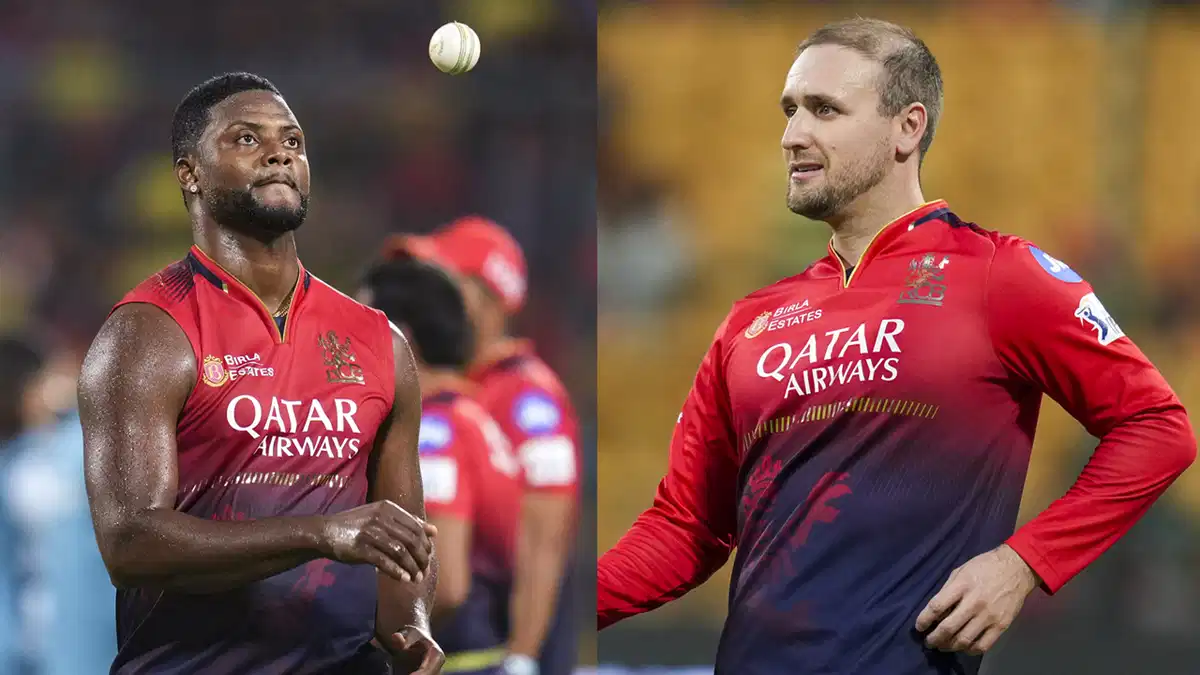 Romario Shepherd and Liam Livingstone rejoins RCB IPL 2025 Pic Credits: X