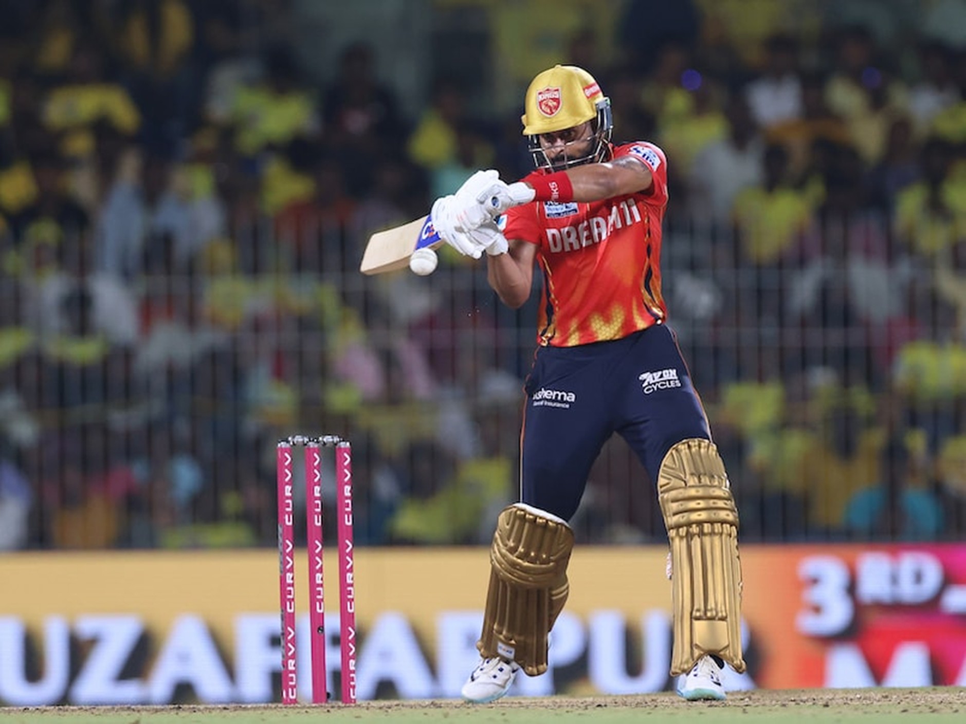 Shreyas Iyer vs CSK. Pic Credits: X