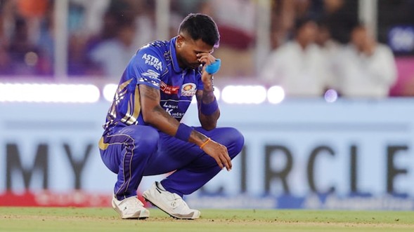 MI's Hardik Pandya. Pic Credits: Sportzpics