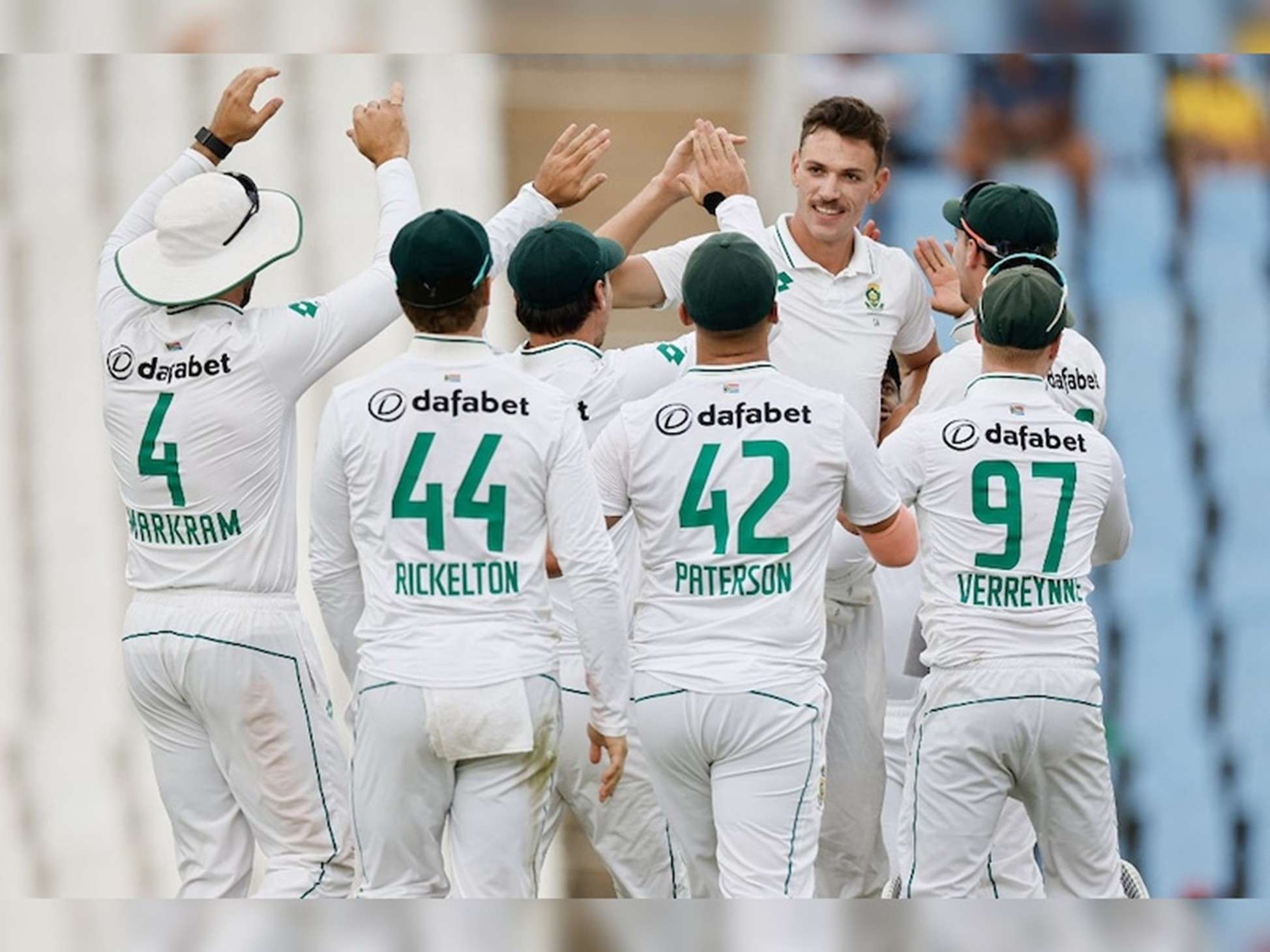 South Africa Cricket Team. Pic Credits: AFP