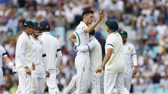 South Africa's Marco Jansen. Pic Credits: Reuters