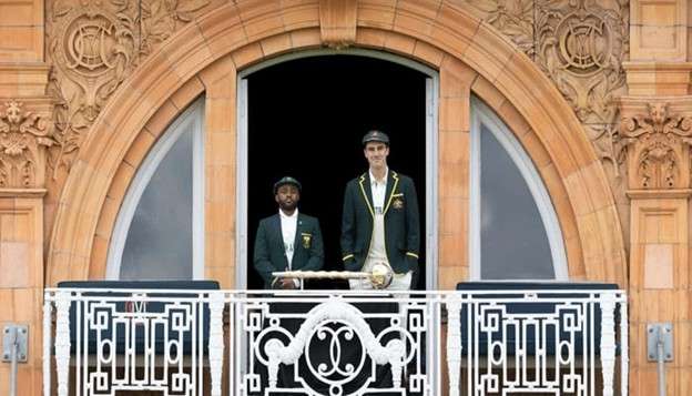 South Africa's Temba Bavuma & Australia's Pat Cummins. Pic Credits: ICC