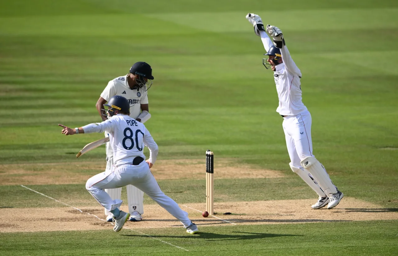 India's Mohammed Siraj vs England. Pic Credits: Getty Images
