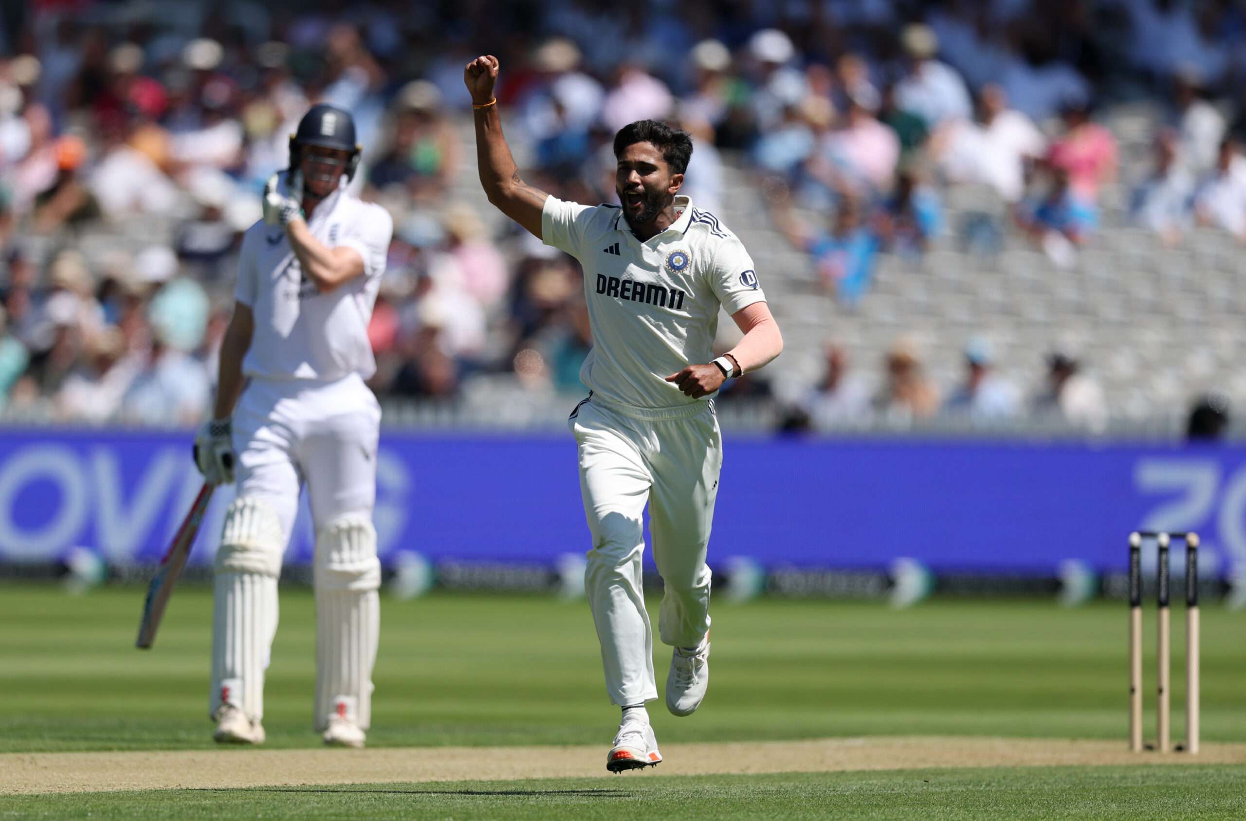 Nitish Kumar Reddy struck twice in his first over, England vs India, 3rd Test, Day 1 Getty Images