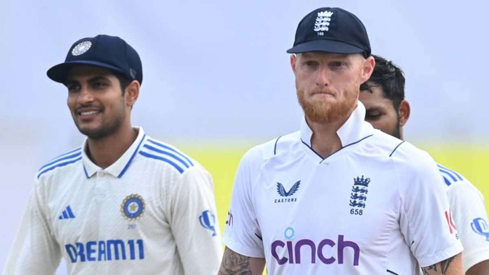 India's Shubman Gill & England's Ben Stokes. Pic Credits: X