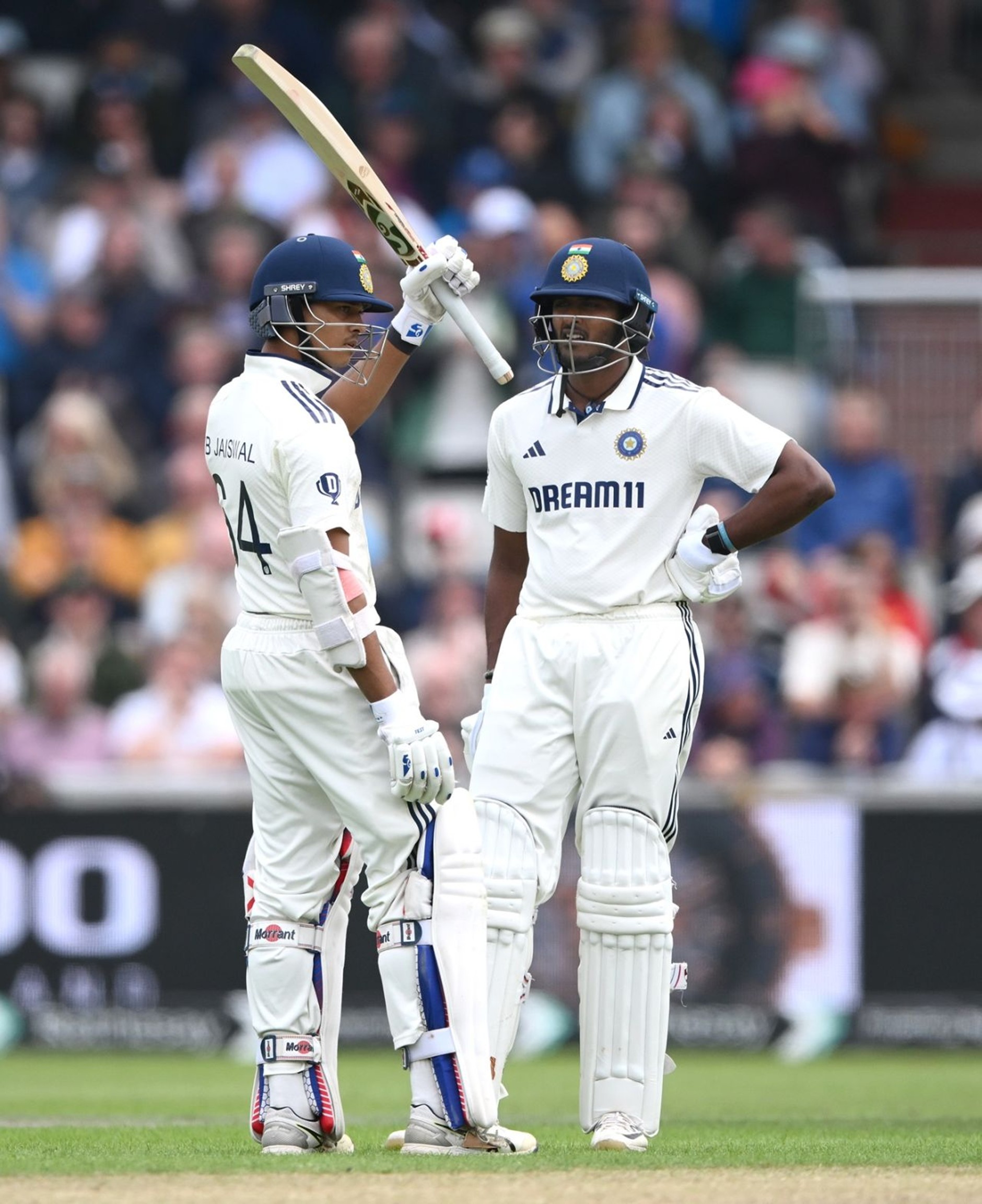 India's Yashasvi Jaiswal & Sai Sudharsan. Pic Credits: Getty Images