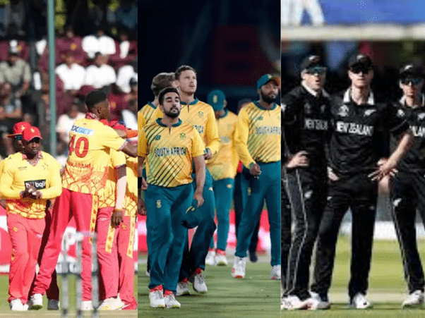 Zimbabwe, South Africa & New Zealand. Pic Credits: X