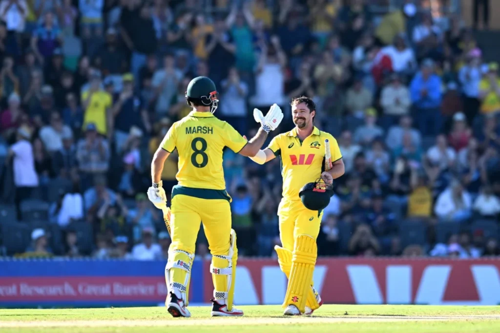 Travis Head smashes 142 off 103 balls, setting a new ODI opener strike rate record in Australia's dominant 3rd ODI win over South Africa. Imahe Credits: Getty Images