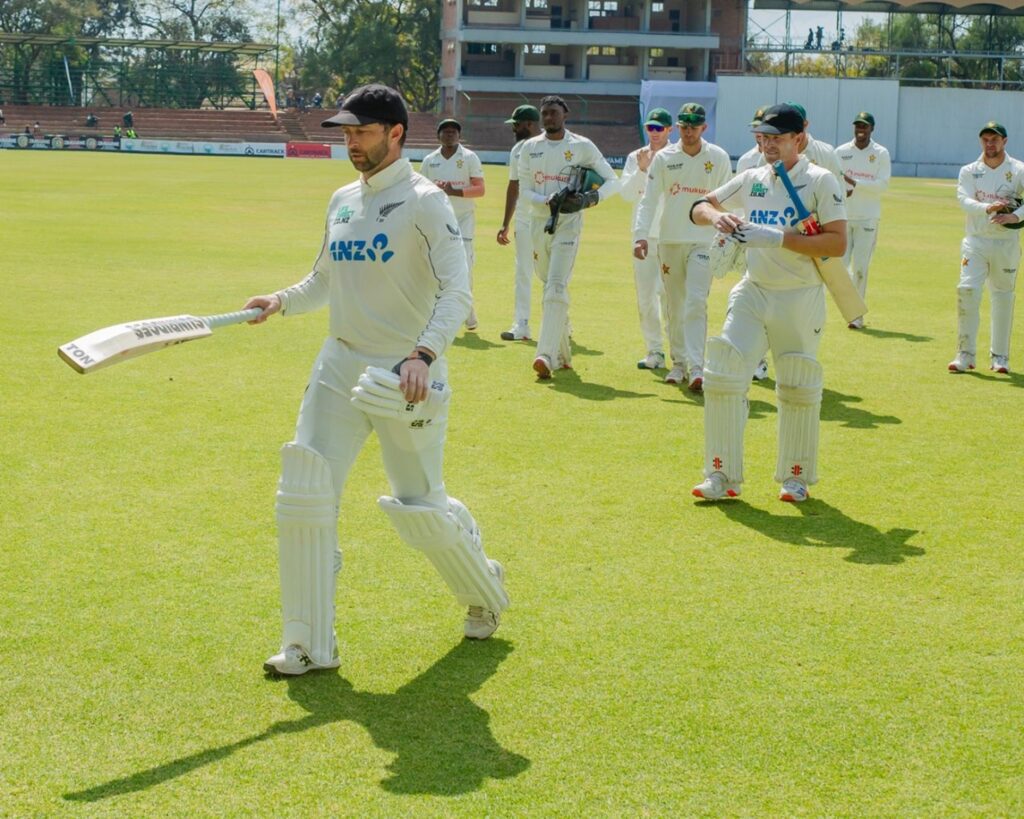 Devon Conway & Henry Nicholls. Pic Credits: Zimbabwe Cricket