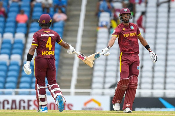 Pakistan vs West Indies' Roston Chase & Shai Hope. Pic Credits: Getty Images