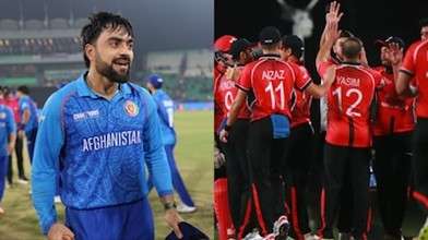 Afghanistan vs Hong Kong. Pic Credits: ICC