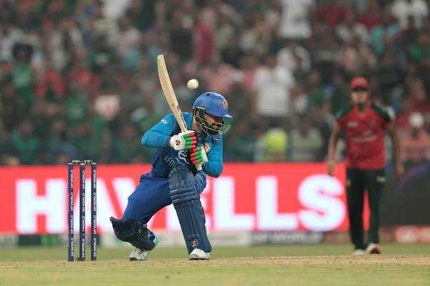 Bangladesh vs Afghanistan's Rashid Khan. Pic Credits: Asian Cricket Council
