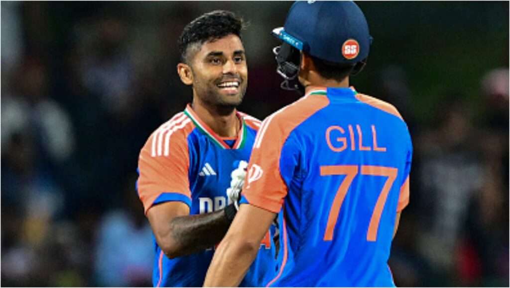 India's Suryakumar Yadav and Shubman Gill. Pic Credits: Getty Images