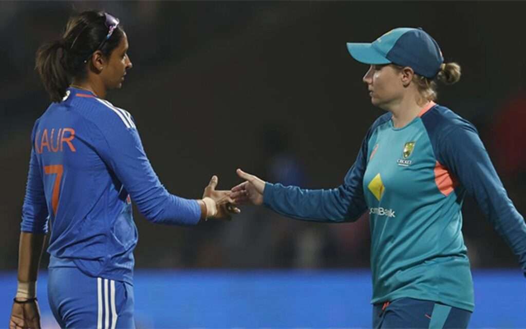 India's captain Harmanpreet Kaur & Australia's captain Alyssa Healy. Pic Credits: BCCI
