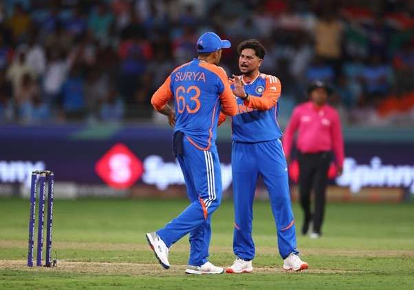 India's Kuldeep Yadav & Suryakumar Yadav. Pic Credits: Getty Images
