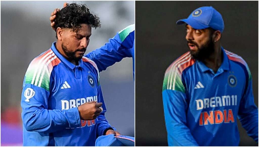 Kuldeep Yadav & Varun Chakaravarthy. Pic Credits: Getty Images