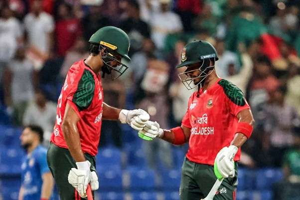 Saif Hassan & Tanzid Hasan. Pic Credits: Getty Images