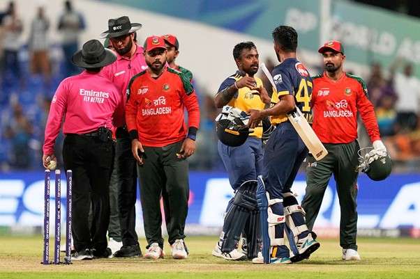 Sri Lanka vs Bangladesh. Pic Credits: AP