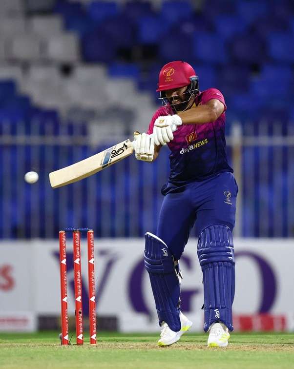 UAE's Alishan Sharafu Pic Credits Emirates Cricket Board