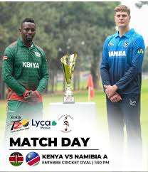 Namibia vs Kenya. Pic Credits: ICC
