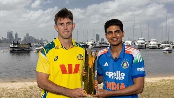 Australia's captain Mitchell Marsh & India's captain Shubman Gill. Pic Credits: Getty Images