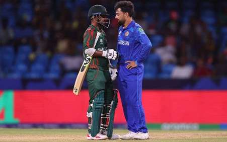 Bangladesh vs Afghanistan. Pic Credits: ICC