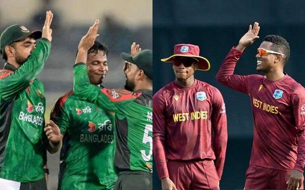 Bangladesh vs West Indies. Pic Credits: Getty Images