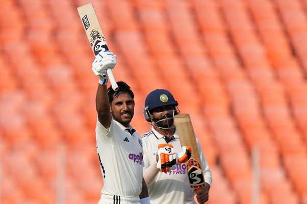 Dhruv Jurel & Ravindra Jadeja. Pic Credits: Associated Press