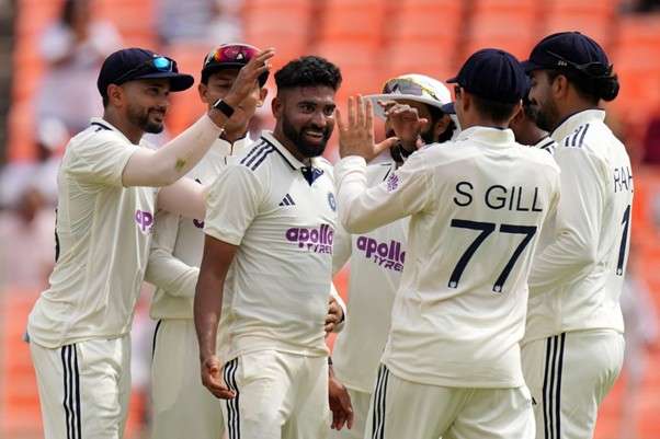 Mohammed Siraj & Co. Pic Credits: Associated Press