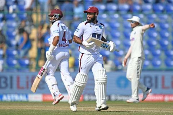 Shai Hope & John Campbell. Pic Credits: AFP