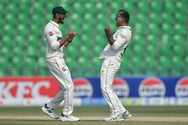 Shan Masood & Noman Ali. Pic Credits: Getty Images