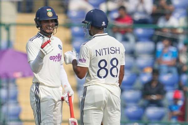 Shubman Gill & Nitish Kumar Reddy. Pic Credits: Associated Press